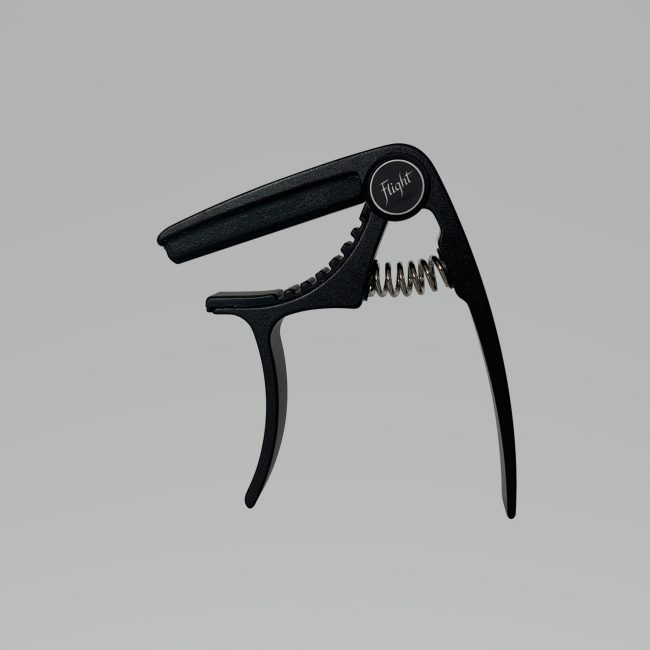 Flight Ukulele Capo FC-BK, schwarz
