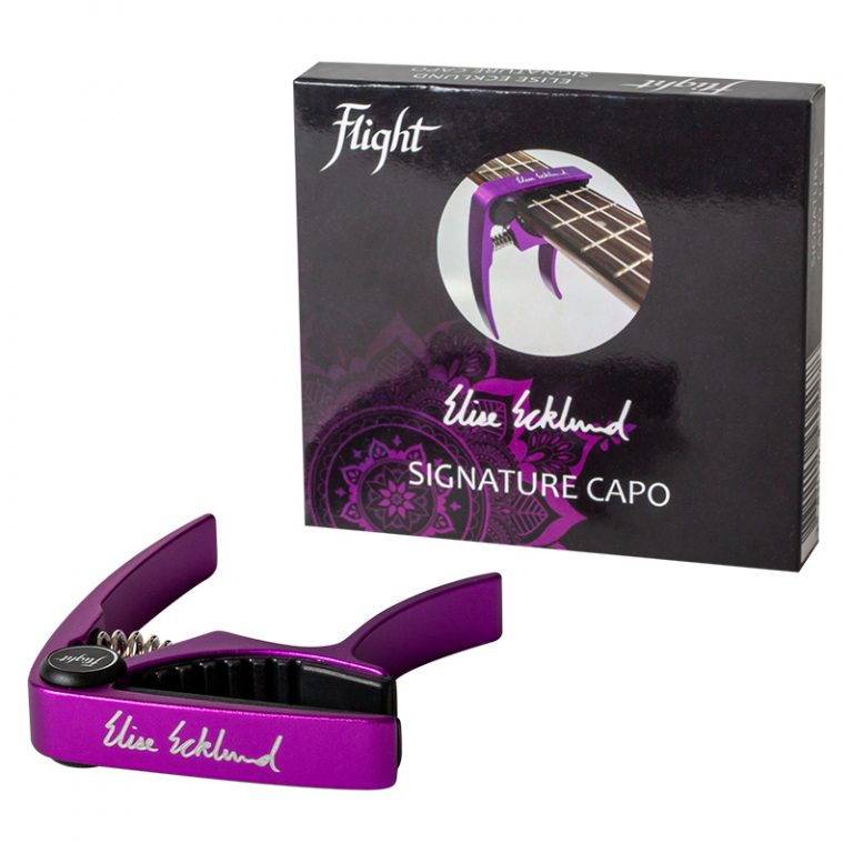 Flight Ukulele Capo"FC-EE Elise Ecklund Signature",purple