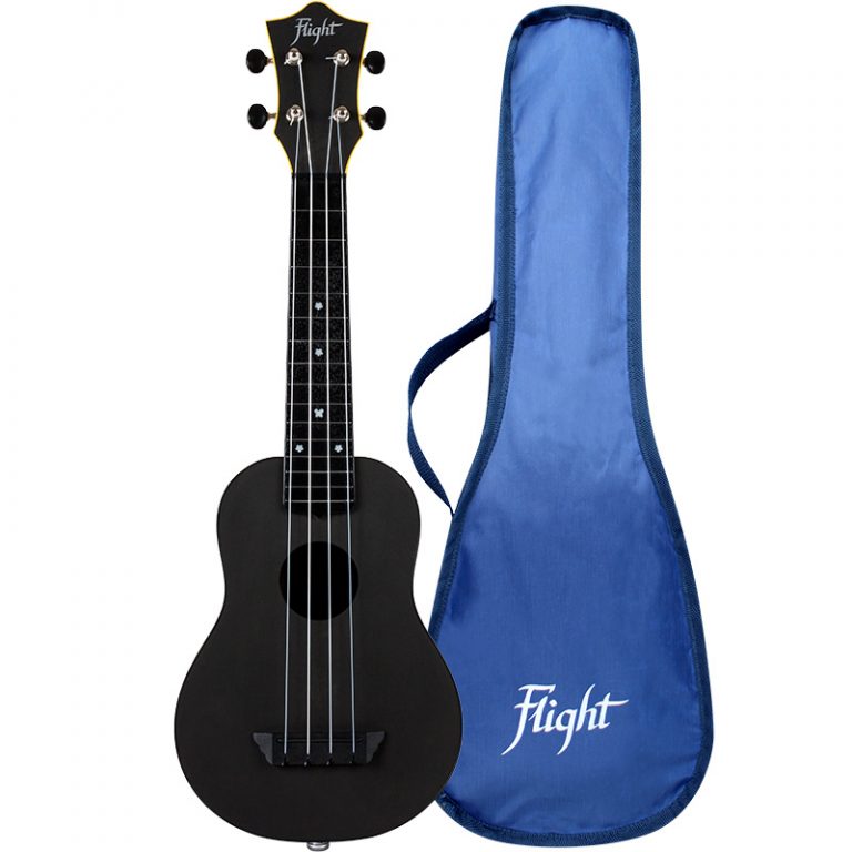 Flight TUS 35 E BK (Travel Ukulele Sopran/schwarz)