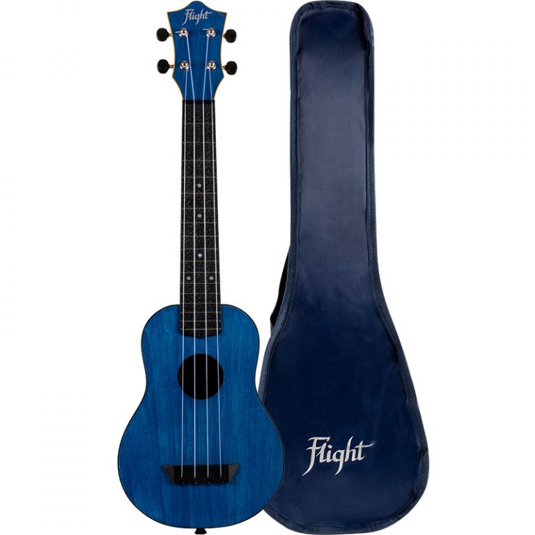 Flight TUSL 35 DB(Travel Sopran Ukulele Longneck Dunkelblau)