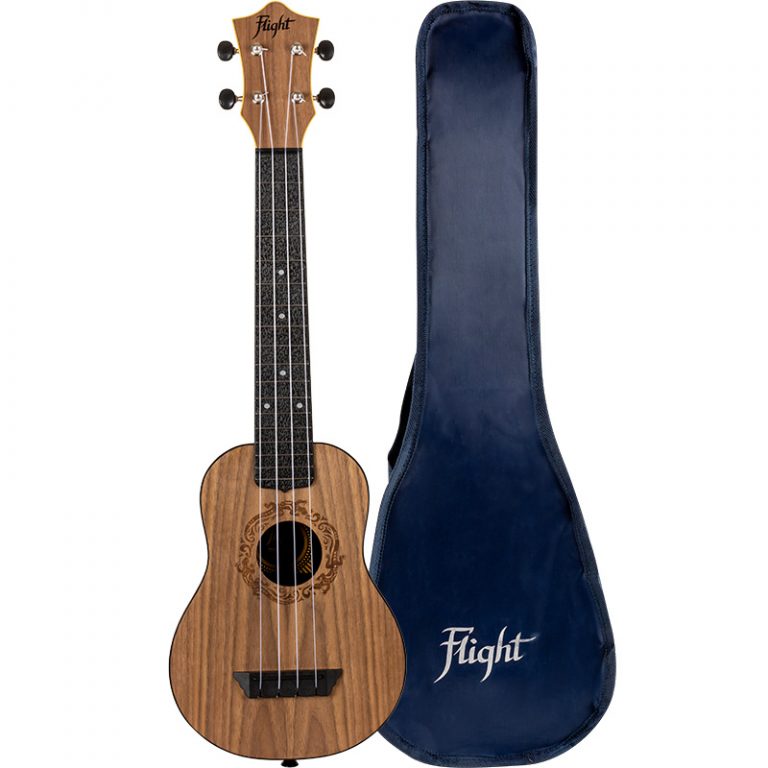 Flight TUSL 50  (Travel Sopran Ukulele Longneck,Walnuss)