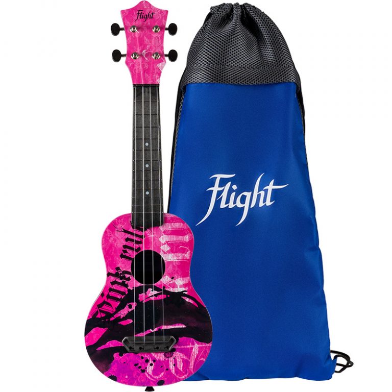Flight UTS-40 Pink Rules Ultra Travel-Ukulele