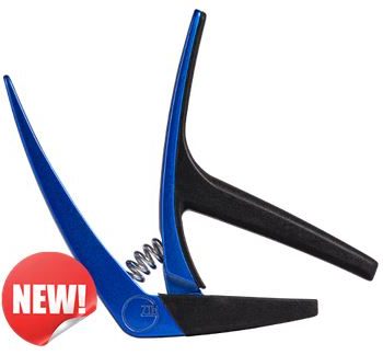 G7th Nashville Capo 6string Ac./El. blau mit Federmechanik