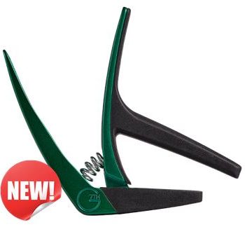 G7th Nashville Capo 6string Ac./El. grün mit Federmechanik