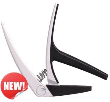 G7th Nashville Capo 6string Ac./El. weiß mit Federmechanik