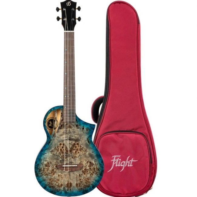 Flight Aviator GalaxyBaritone BL CE  (all solid/mit Pickup)